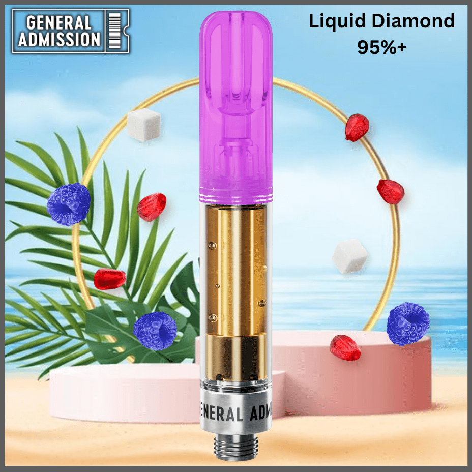 General Admission Very Berry Liquid Diamond Cartridge-0.95g 0.95g Morden Vape SuperStore and Cannabis Manitoba Canada