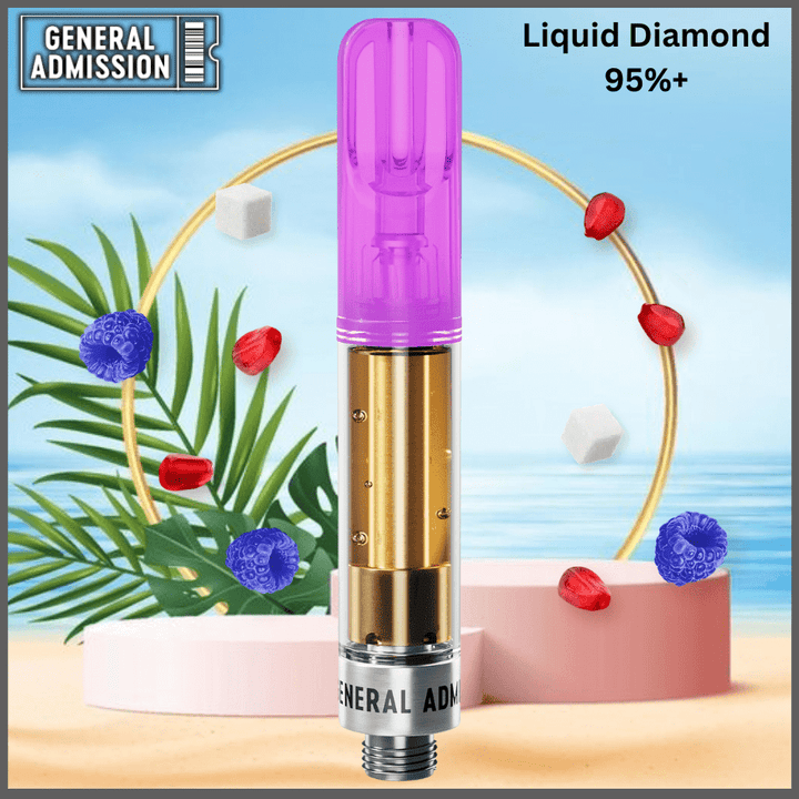 General Admission Very Berry Liquid Diamond Cartridge-0.95g 0.95g Morden Vape SuperStore and Cannabis Manitoba Canada