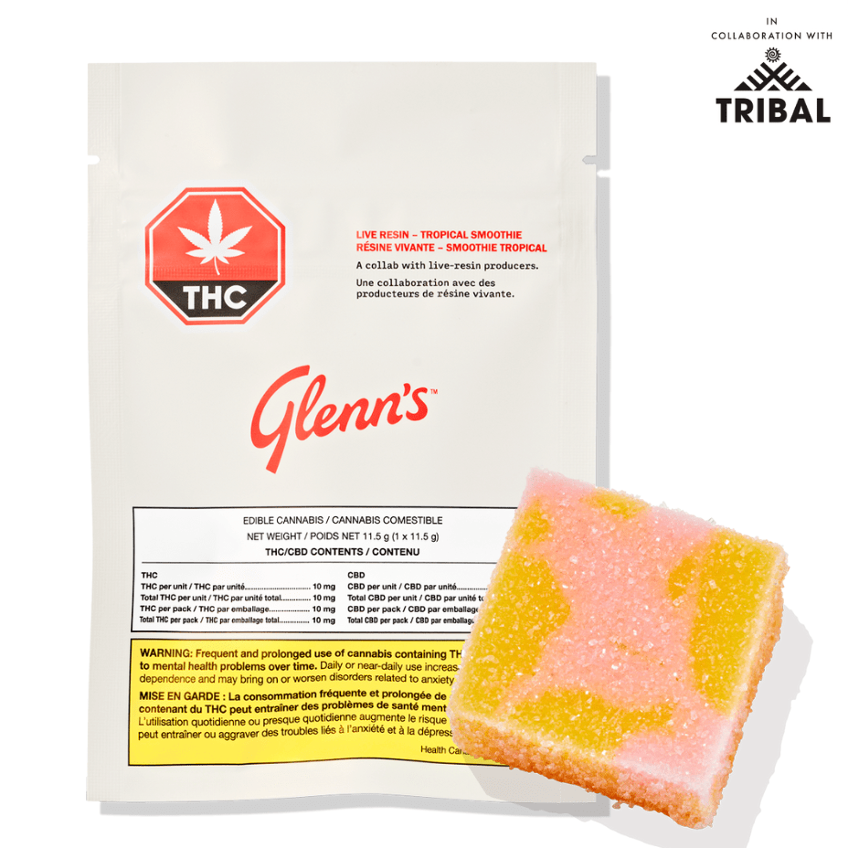 Glenn's No. 9 Tropical Smoothie True Sativa Resin XL 1x10mg Morden Vape SuperStore and Cannabis Manitoba Canada