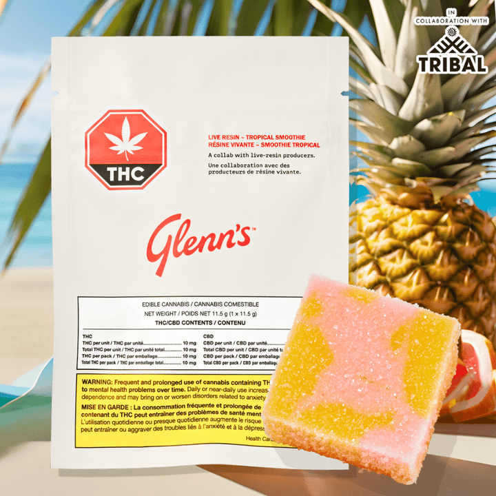 Glenn's No. 9 Tropical Smoothie True Sativa Resin XL 1x10mg Morden Vape SuperStore and Cannabis Manitoba Canada