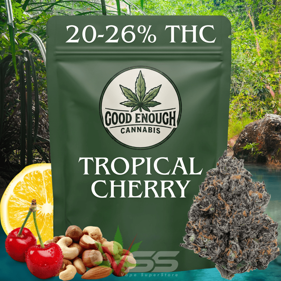 Good Enough Tropical Cherry Sativa Flower - 28g Morden Vape SuperStore and Cannabis Manitoba Canada