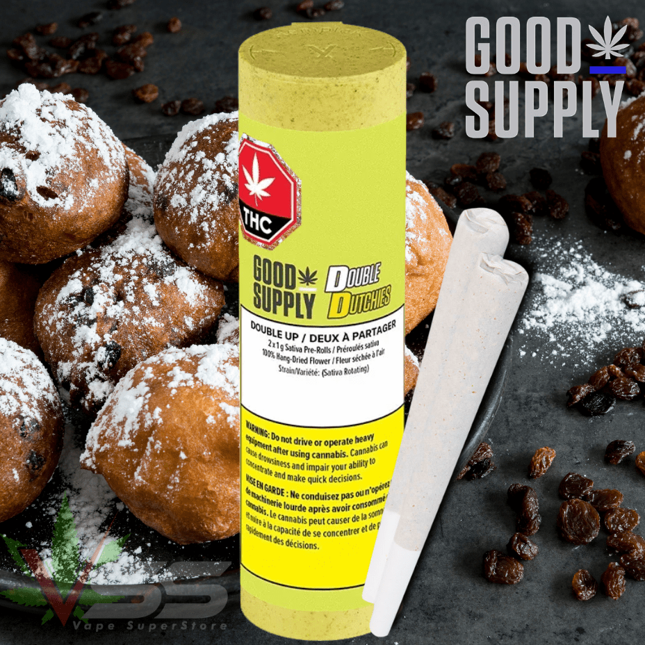 Good Supply Double Dutchies Double Up Sativa Pre-rolls 2x1g Morden Vape SuperStore and Cannabis Manitoba Canada