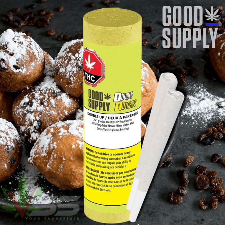 Good Supply Double Dutchies Double Up Sativa Pre-rolls 2x1g Morden Vape SuperStore and Cannabis Manitoba Canada