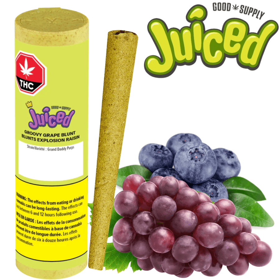 Juiced Pre-Rolls 1x1g  Good Supply Juiced Groovy Grape Infused Blunt-1x1g