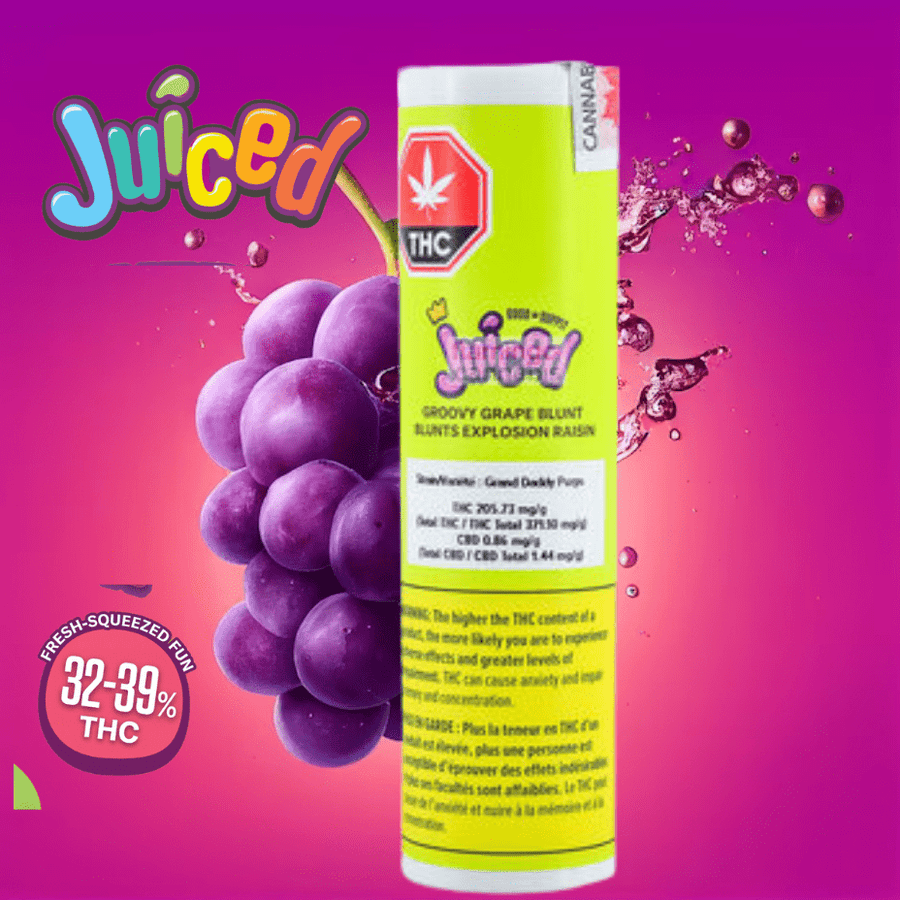 Juiced Pre-Rolls 3x0.5g Good Supply Juiced Groovy Grape Fortified Pre-Rolls-3x0.5g