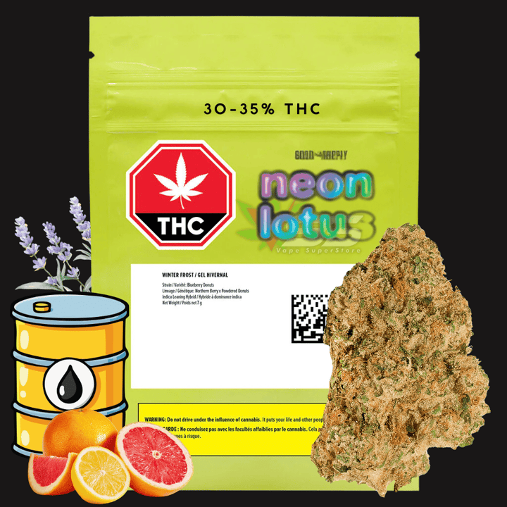 Good Supply Neon Lotus Dried Flower - 28g Morden Vape SuperStore and Cannabis Manitoba Canada