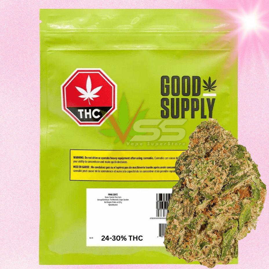 Good Supply Pink Certz Hybrid Flower - 28g Morden Vape SuperStore and Cannabis Manitoba Canada