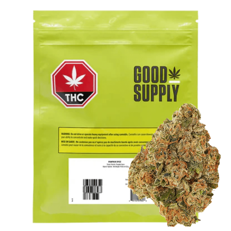 Good Supply - Pumpkin Spice Hybrid Flower - 28g Morden Vape SuperStore and Cannabis Manitoba Canada