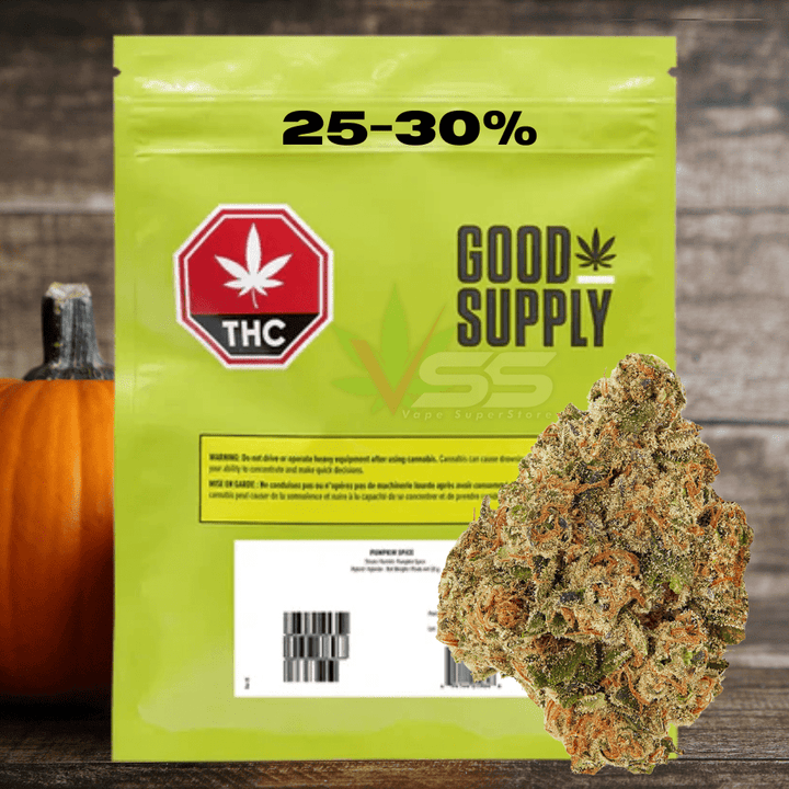 Good Supply - Pumpkin Spice Hybrid Flower - 28g Morden Vape SuperStore and Cannabis Manitoba Canada