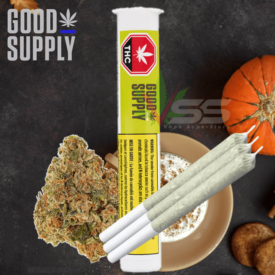 Good Supply Pumpkin Spice Pre-rolls 3x0.5g Morden Vape SuperStore and Cannabis Manitoba Canada
