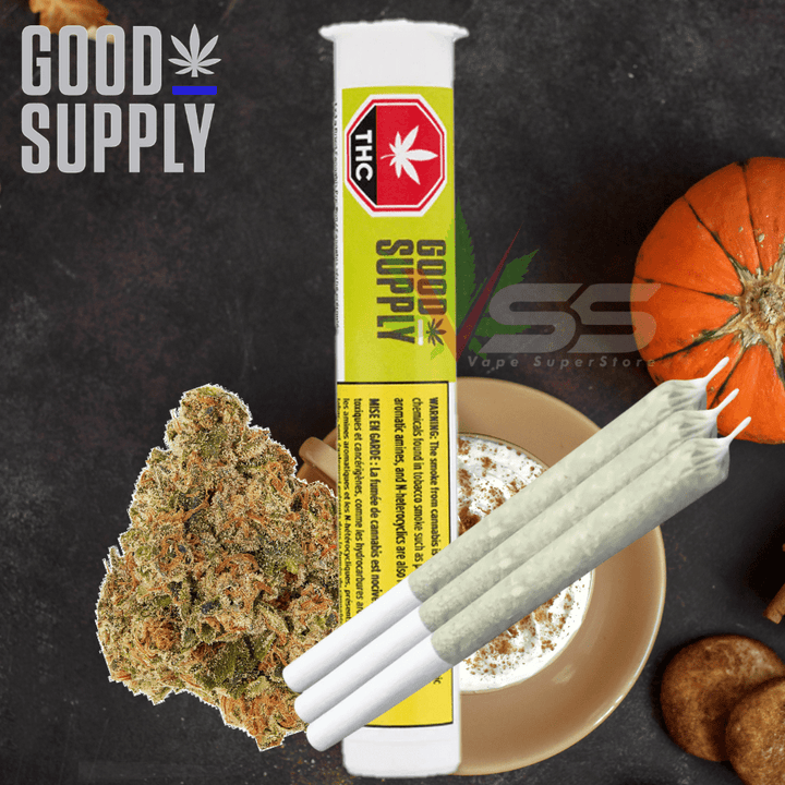 Good Supply Pumpkin Spice Pre-rolls 3x0.5g Morden Vape SuperStore and Cannabis Manitoba Canada