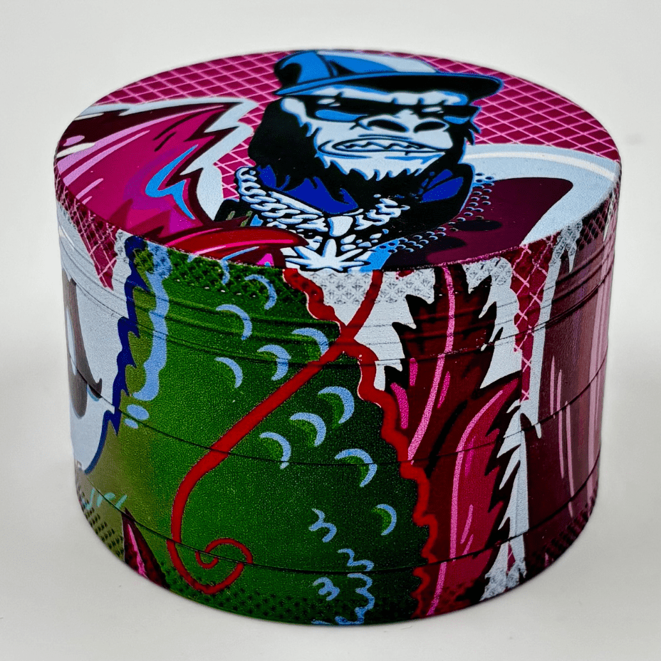 Gorilla Rolling Stars 4-Piece Zinc Grinder-60mm Morden Vape SuperStore and Cannabis Manitoba Canada