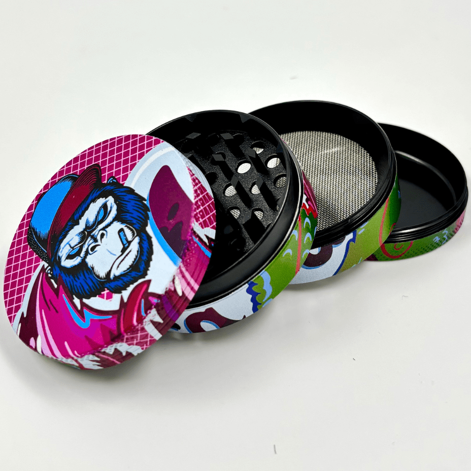 Gorilla Rolling Stars 4-Piece Zinc Grinder-60mm Morden Vape SuperStore and Cannabis Manitoba Canada