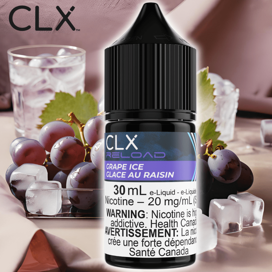 grape ice vape juice salt nic Grape Ice Salt by CLX Reload E-Liquid-Morden Vape SuperStore & Cannabis MB,  Canada