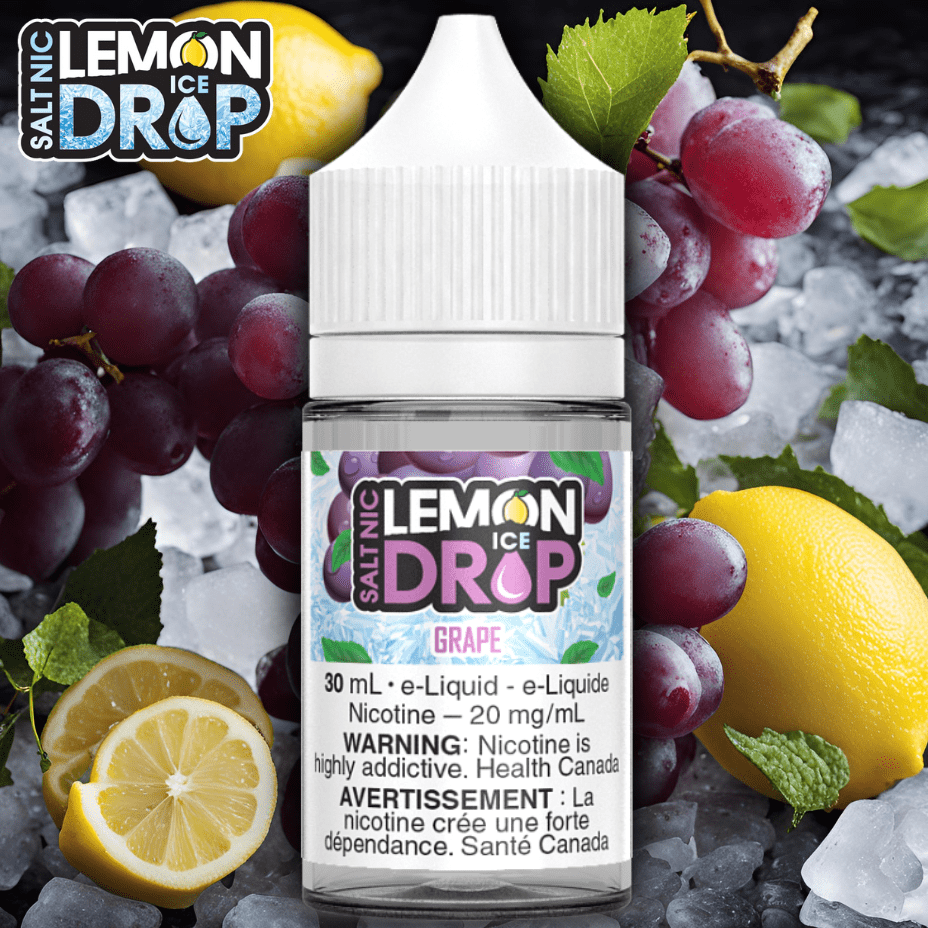 Grape Ice Salts by Lemon Drop E-Liquid 12mg Morden Vape SuperStore and Cannabis Manitoba Canada