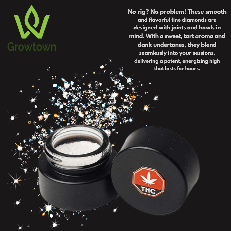 Growtown- Micro Diamonds - 1g Morden Vape SuperStore and Cannabis Manitoba Canada