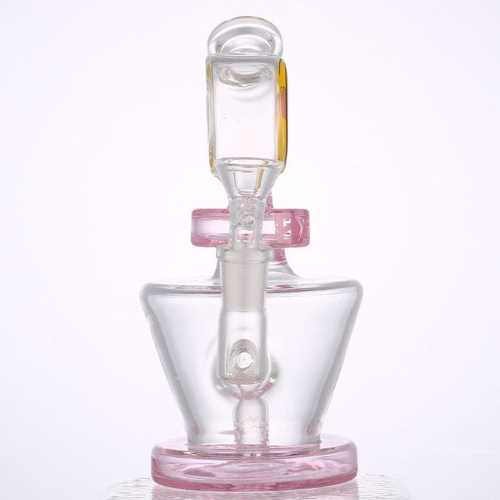 Haze Glass Smiley Face Bong-7" 7" Tall Morden Vape SuperStore and Cannabis Manitoba Canada