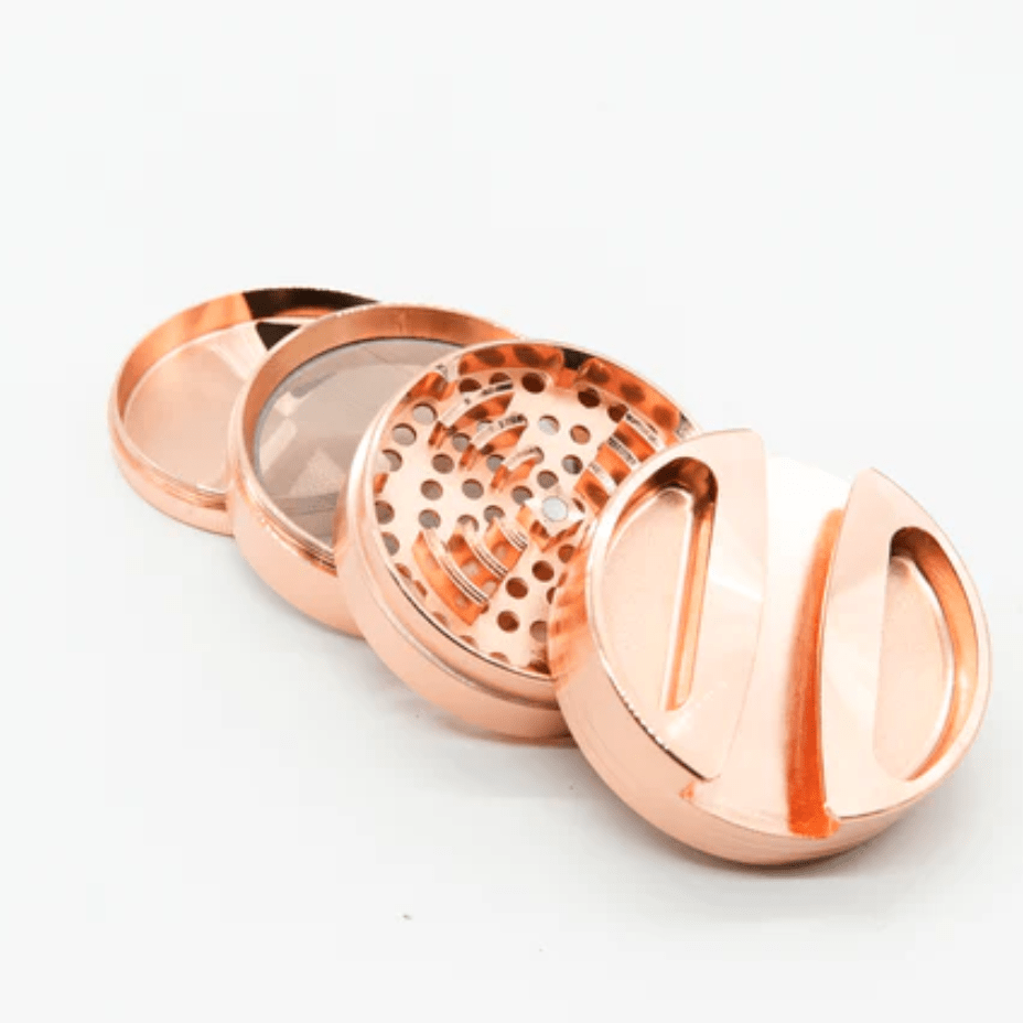 Herb Grinder 75mm Zinc Alloy 4 Piece 75mm / Rose Gold Morden Vape SuperStore and Cannabis Manitoba Canada