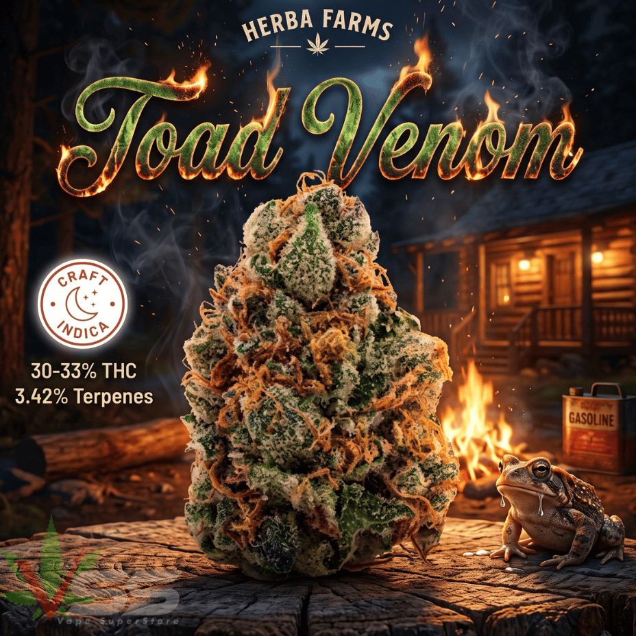 Herba Farms - Toad Venom - 3.5g Morden Vape SuperStore and Cannabis Manitoba Canada