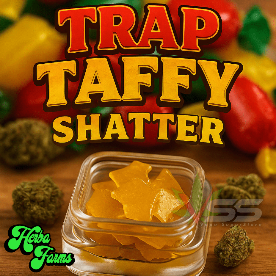 Herba Farms - Trap Taffy Tooty Fruity Shatter 1g Morden Vape SuperStore and Cannabis Manitoba Canada