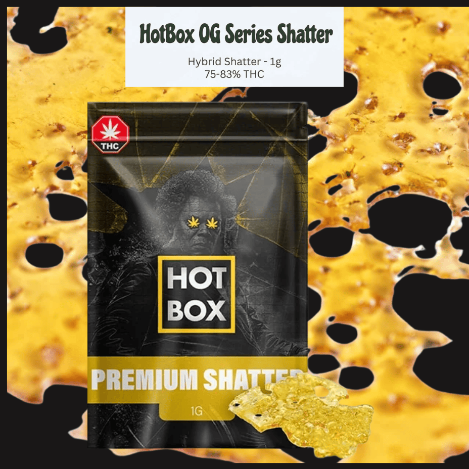 HotBox OG Series Hybrid Shatter-1g Morden Vape SuperStore and Cannabis Manitoba Canada
