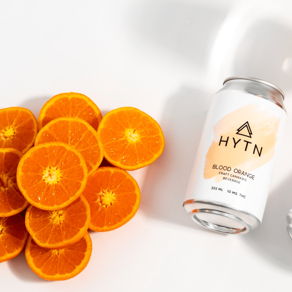 Hytn Beverages 355ml Hytn Blood Orange THC Infused Beverage-355ml-Morden Vape & Cannabis MB, Canada