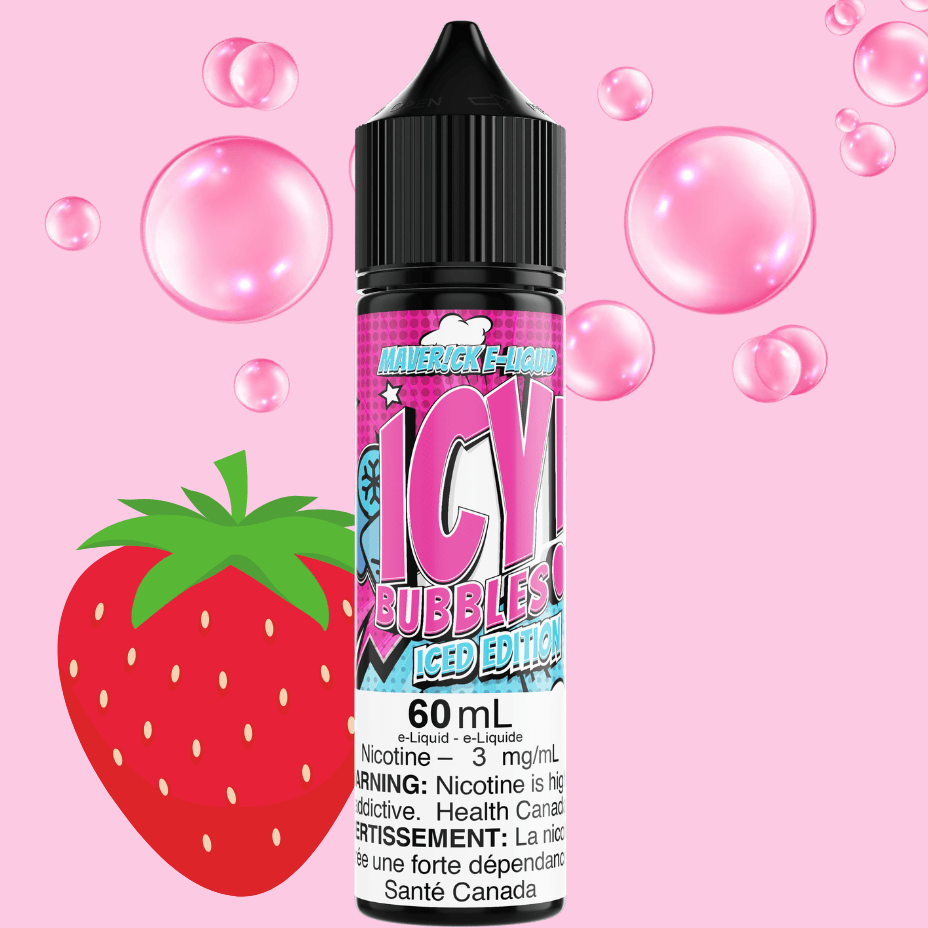 Icy Bubbles by Maverick E-Liquid Morden Vape SuperStore and Cannabis Manitoba Canada