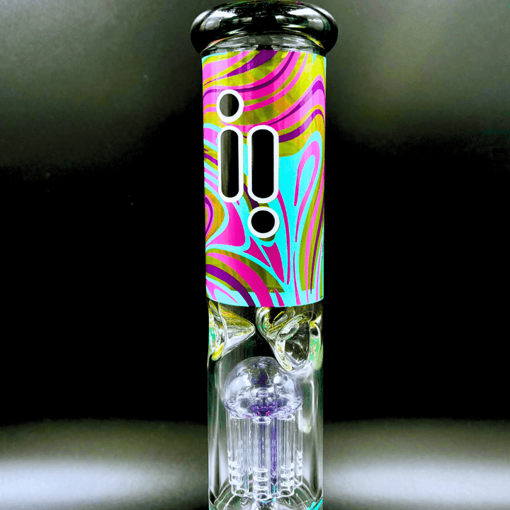 Infyniti Untamed 7mm Jellyfish Beaker w/ Tree Perc 14" Morden Vape SuperStore and Cannabis Manitoba Canada