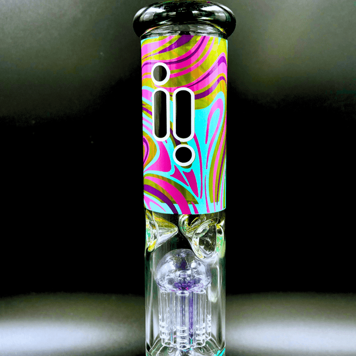 Infyniti Untamed 7mm Jellyfish Beaker w/ Tree Perc 14" Morden Vape SuperStore and Cannabis Manitoba Canada