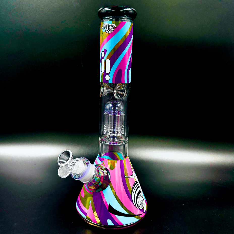 Infyniti Untamed 7mm Snail Beaker w/ Tree Perc 14" Morden Vape SuperStore and Cannabis Manitoba Canada