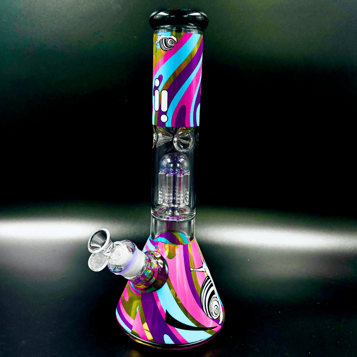 Infyniti Untamed 7mm Snail Beaker w/ Tree Perc 14" Morden Vape SuperStore and Cannabis Manitoba Canada