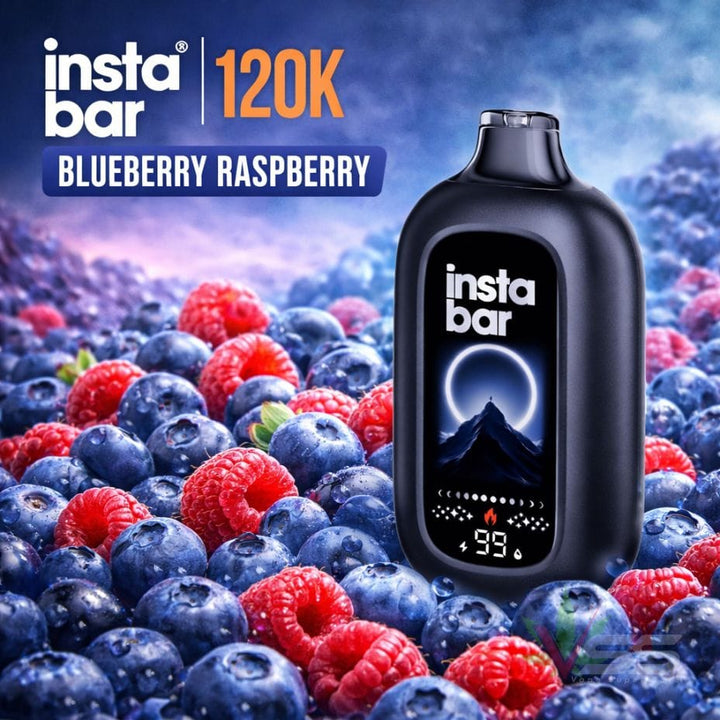 Insta Bar 120K Disposable Vape - Blueberry Raspberry 120000 Puffs / 20mg Morden Vape SuperStore and Cannabis Manitoba Canada