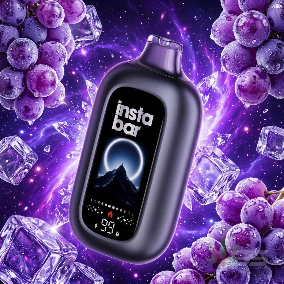 Insta Bar 120K Disposable Vape - Grape Ice 120000 / 20mg Morden Vape SuperStore and Cannabis Manitoba Canada