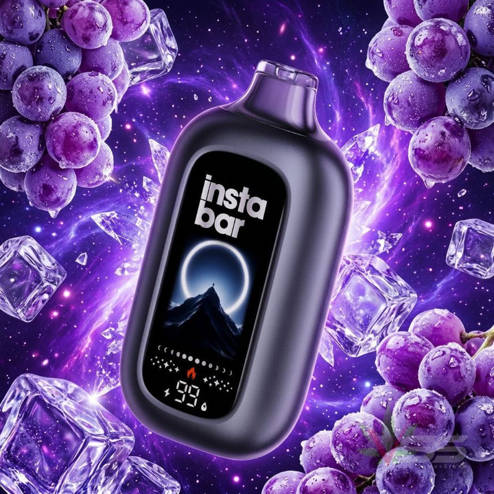 Insta Bar 120K Disposable Vape - Grape Ice 120000 / 20mg Morden Vape SuperStore and Cannabis Manitoba Canada