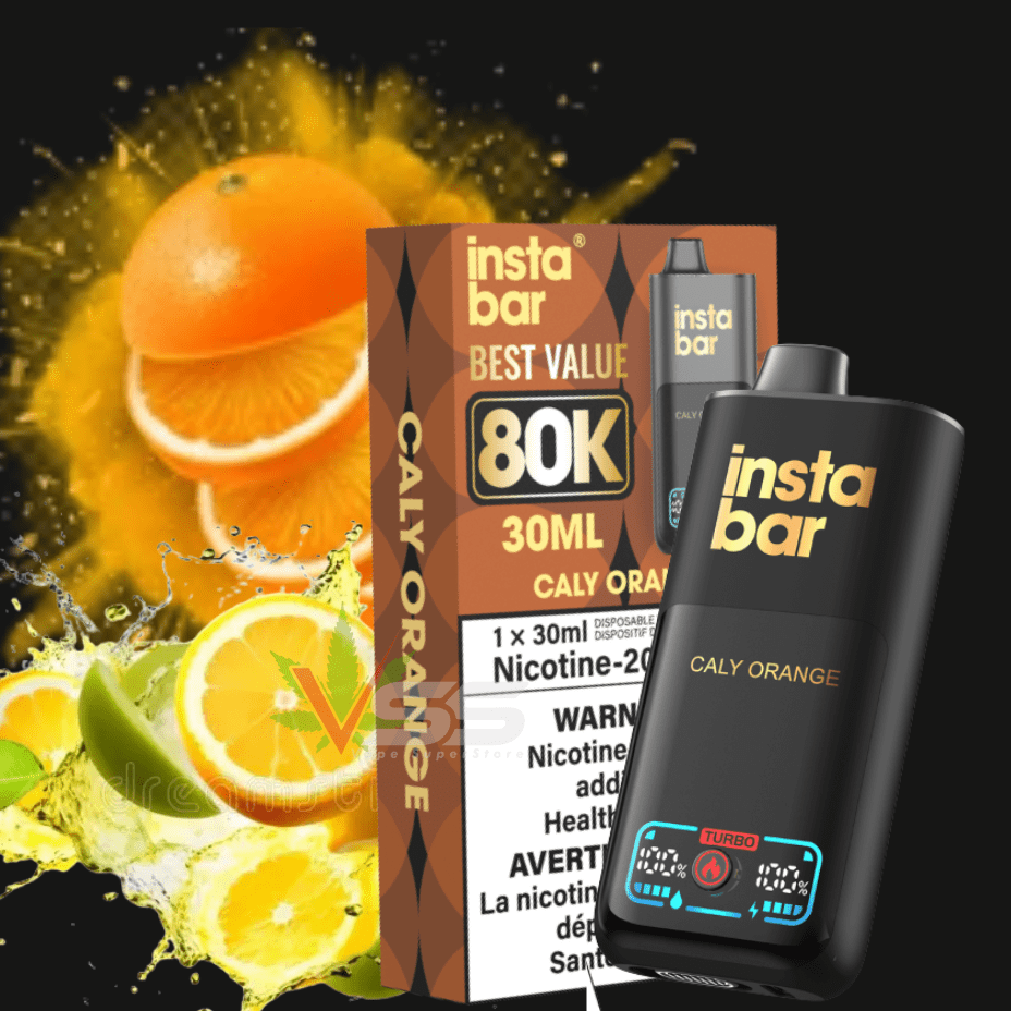 Insta Bar 80K Disposable Vape-Caly Orange Morden Vape SuperStore and Cannabis Manitoba Canada