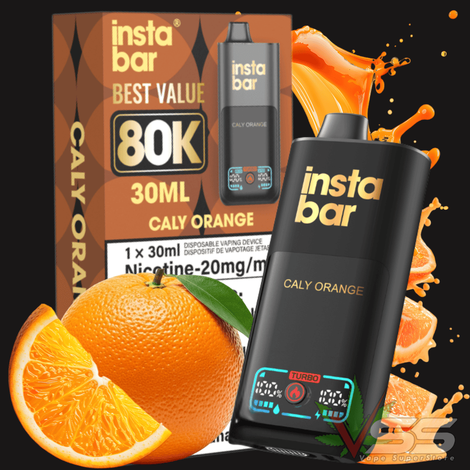 Insta Bar 80K Disposable Vape-Caly Orange Morden Vape SuperStore and Cannabis Manitoba Canada