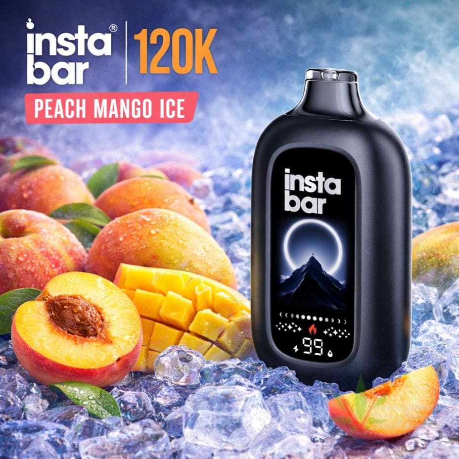 Insta Bar 80K Disposable Vape - Peach Mango Ice 120000 / 20mg Morden Vape SuperStore and Cannabis Manitoba Canada