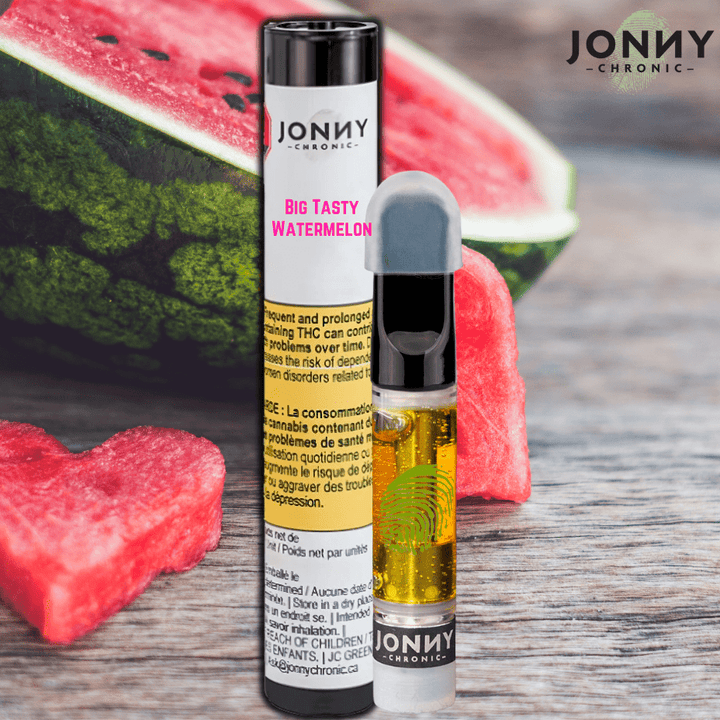 Jonny Chronic Big Tasty Watermelon Live Resin Cartridge - 1g Morden Vape SuperStore and Cannabis Manitoba Canada