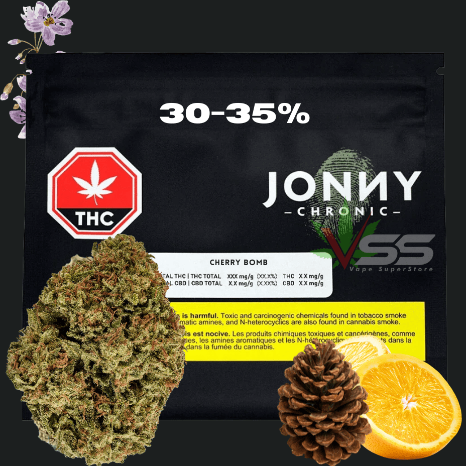 Jonny Chronic - Cherry Bomb Sativa Flower - 14g Morden Vape SuperStore and Cannabis Manitoba Canada