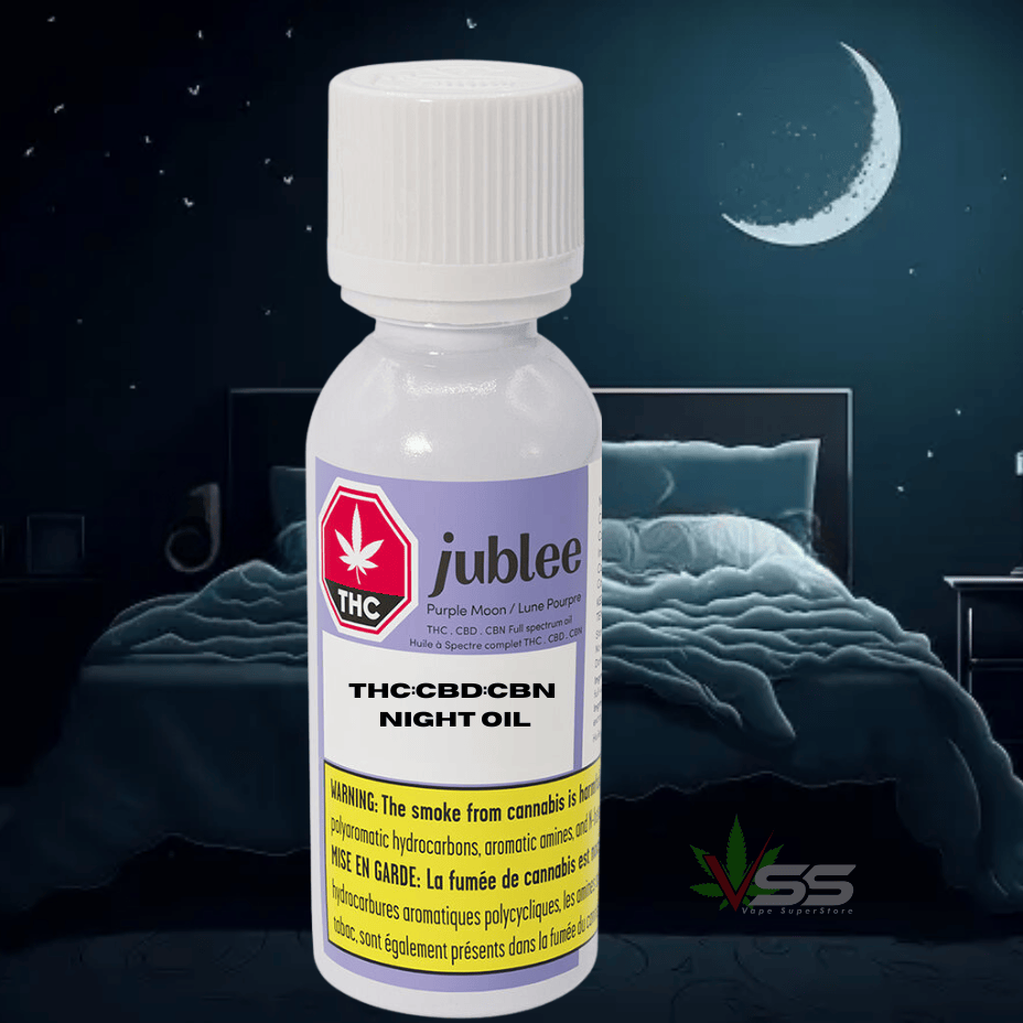 Jublee Purple Moon THC:CBD:CBN Night Oil-30ml Morden Vape SuperStore and Cannabis Manitoba Canada