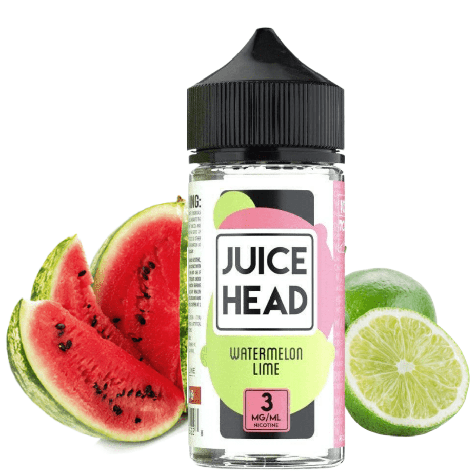 Juice Head Freebase E-Liquid Watermelon Lime by Juice Head E-liquid-100ml-Morden Vape SuperStore