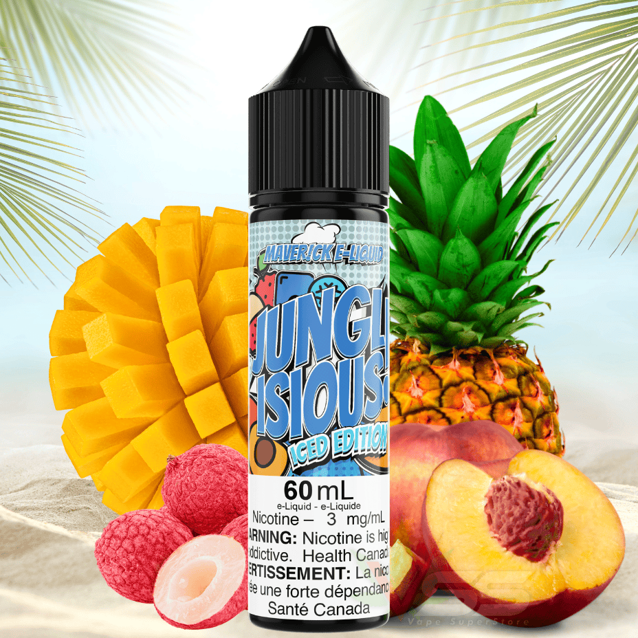 nz vape juice Junglicious by Maverick E-Liquid in Manitoba single Color:Vanilla 48mg E-Zigarette Vuse ePod Crisp