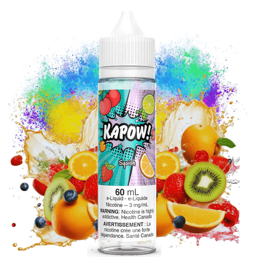 Kapow E-Liquid Freebase E-Liquid 60ml / 3mg Squish by Kapow E-liquid-Morden Vape SuperStore & Cannabis Dispensary