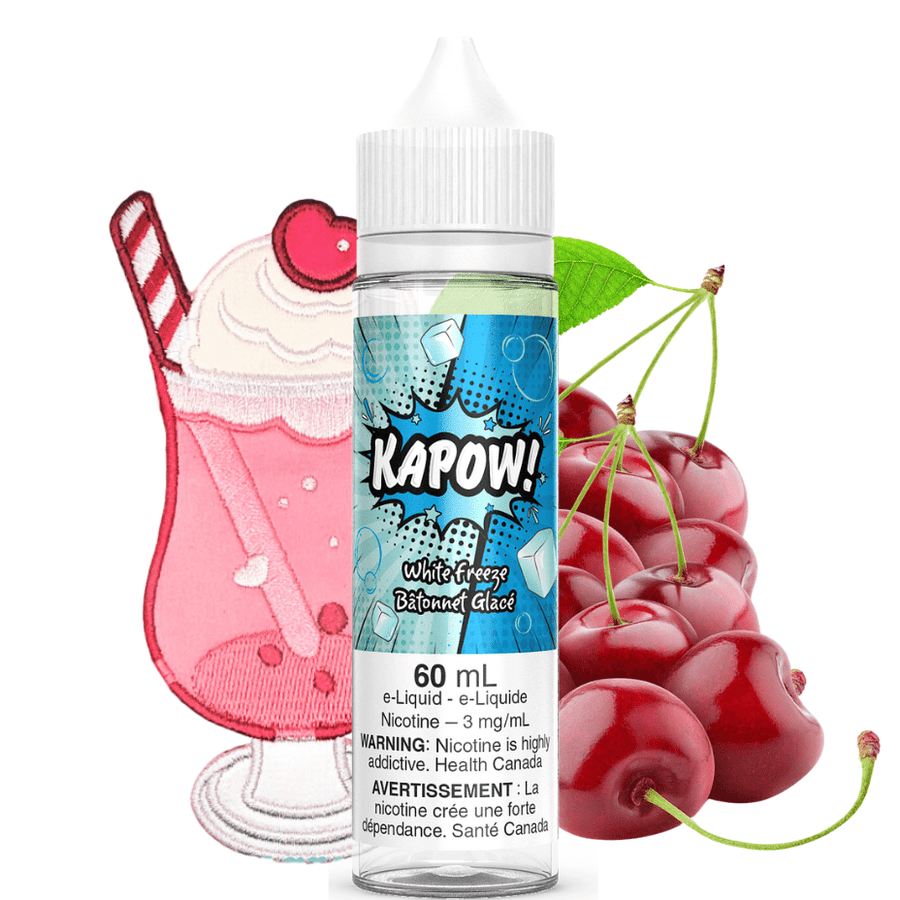 Kapow E-Liquid Freebase E-Liquid 60ml / 3mg White Freeze by Kapow E-liquid- Morden Vape SuperStore & Cannabis