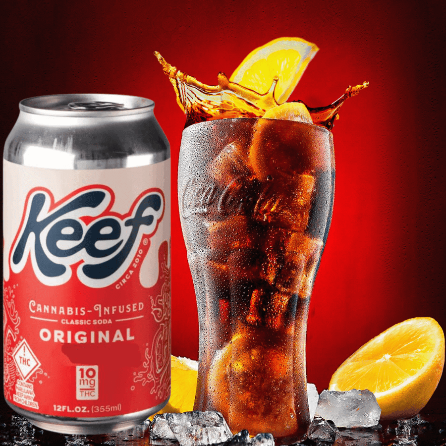 Keef Beverages 30ml Keef Classic Cola THC Infused Beverage-355ml-Morden Manitoba