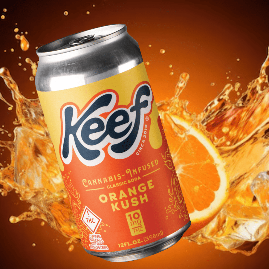 Keef Beverages 30ml Keef Orange Kush THC Infused Classic soda-355ml-Morden Manitoba