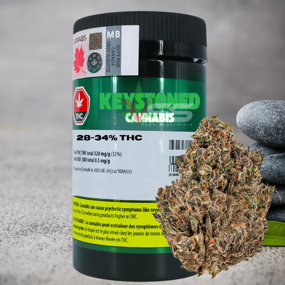Keystoned Cannabis Red River Rip Nap Indica Flower - 7g Morden Vape SuperStore and Cannabis Manitoba Canada
