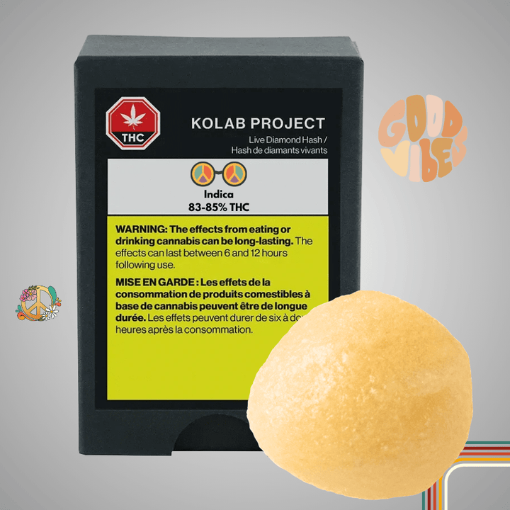 Kolab Project Live Diamond Hash - 1g 1g Morden Vape SuperStore and Cannabis Manitoba Canada
