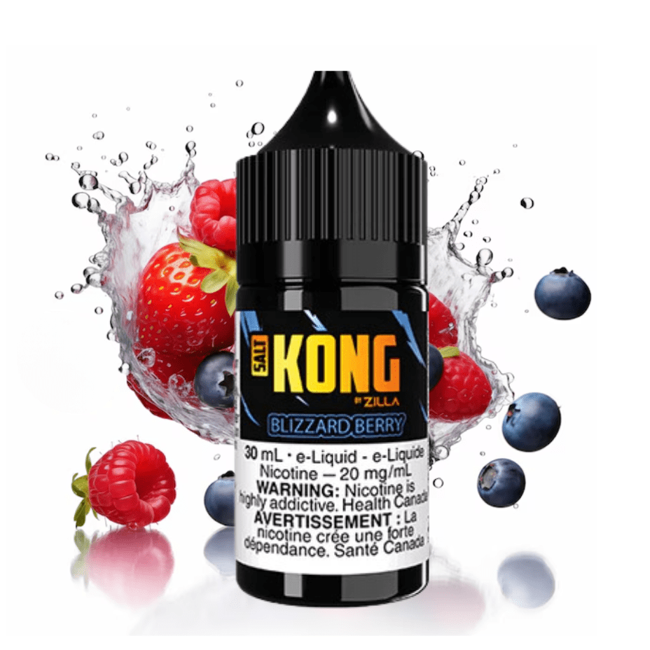 Kong Salt by Zilla-Blizzard Berry 30mL / 20mg Morden Vape SuperStore and Cannabis Manitoba Canada