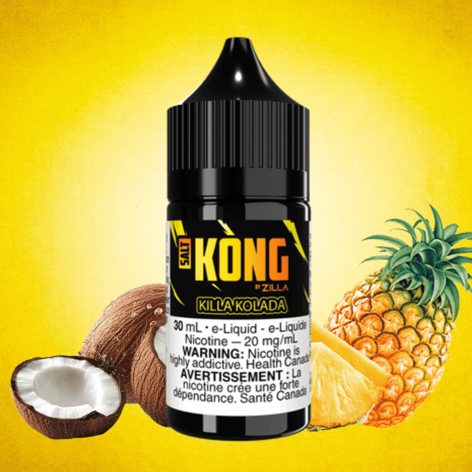 Kong Salt by Zilla-Killa Kolada 30mL / 20mg Morden Vape SuperStore and Cannabis Manitoba Canada